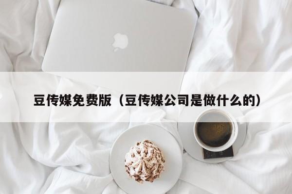 豆传媒免费版（豆传媒公司是做什么的）